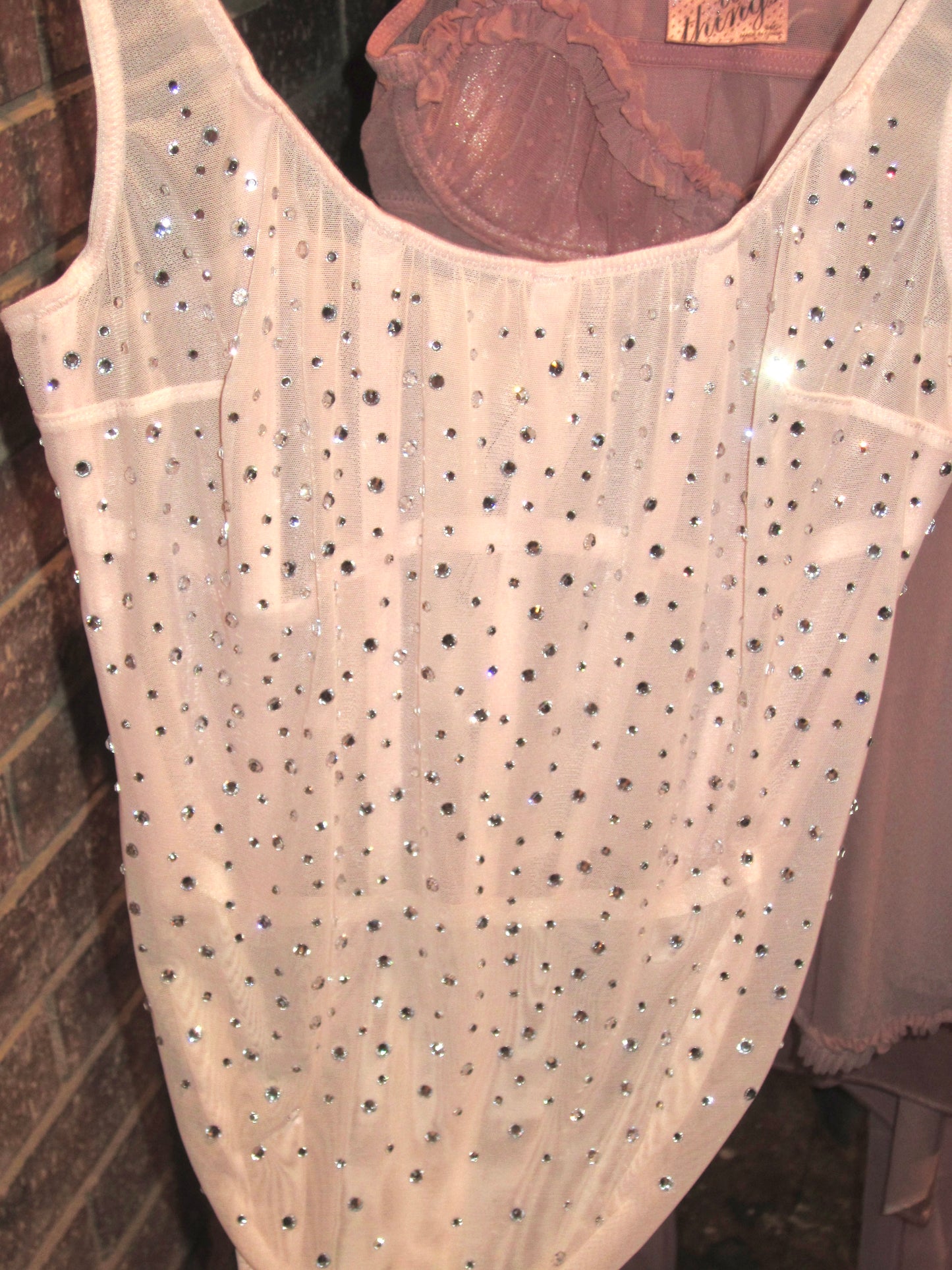 00s VS rhinestone corset top