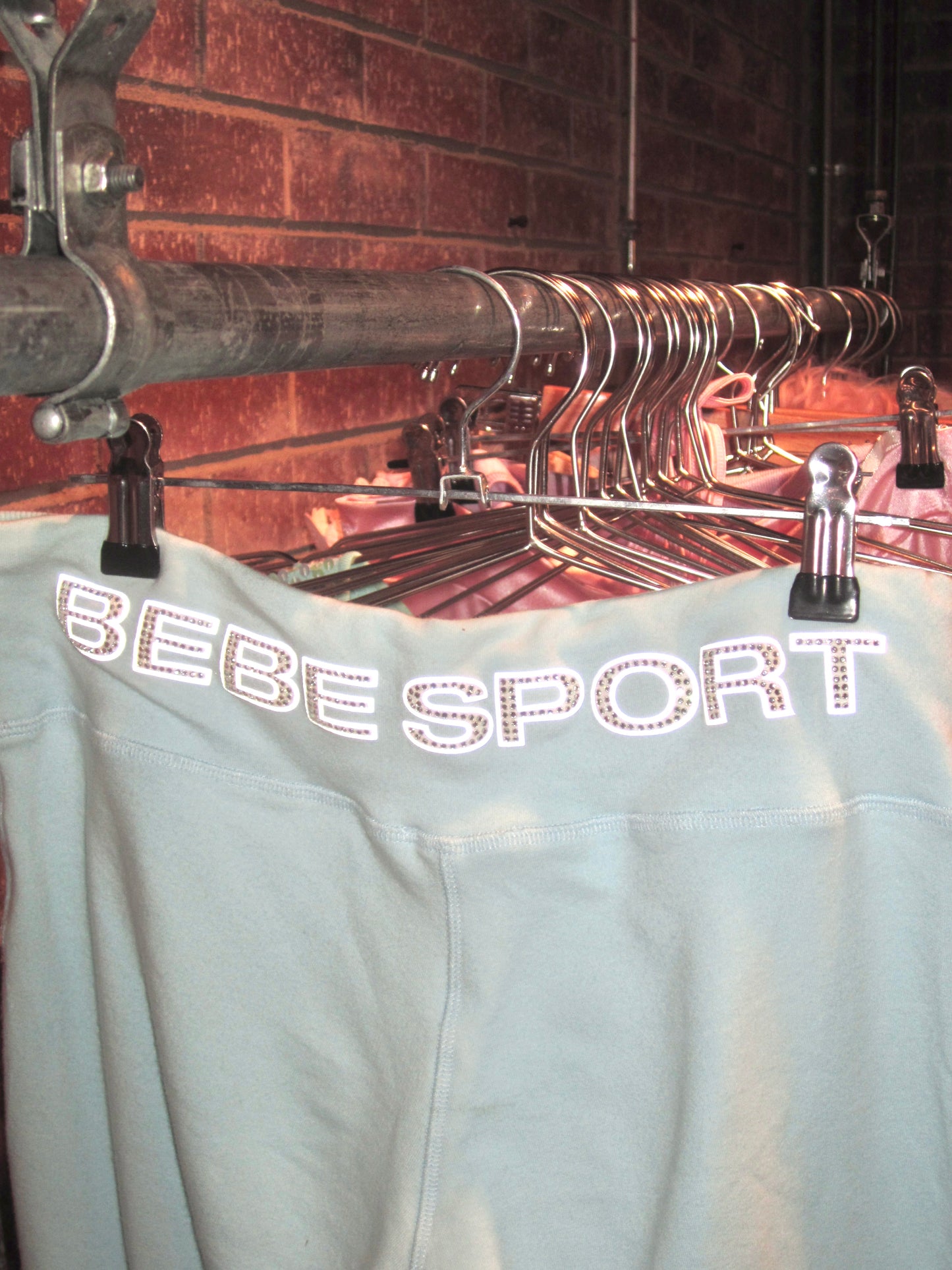00s Bebe sport baby blue sweat pants