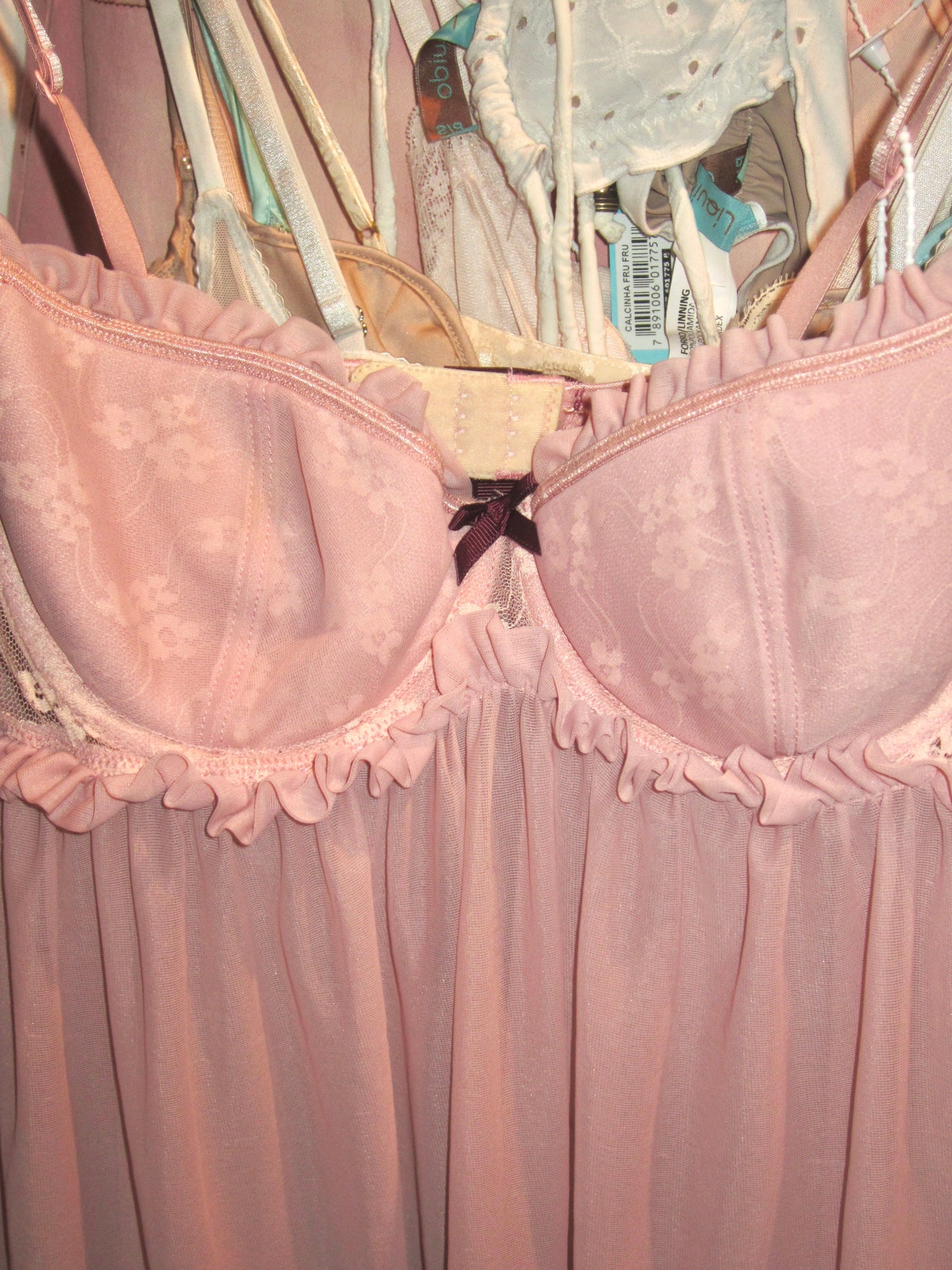 00s VS mauve back ribbon babydoll