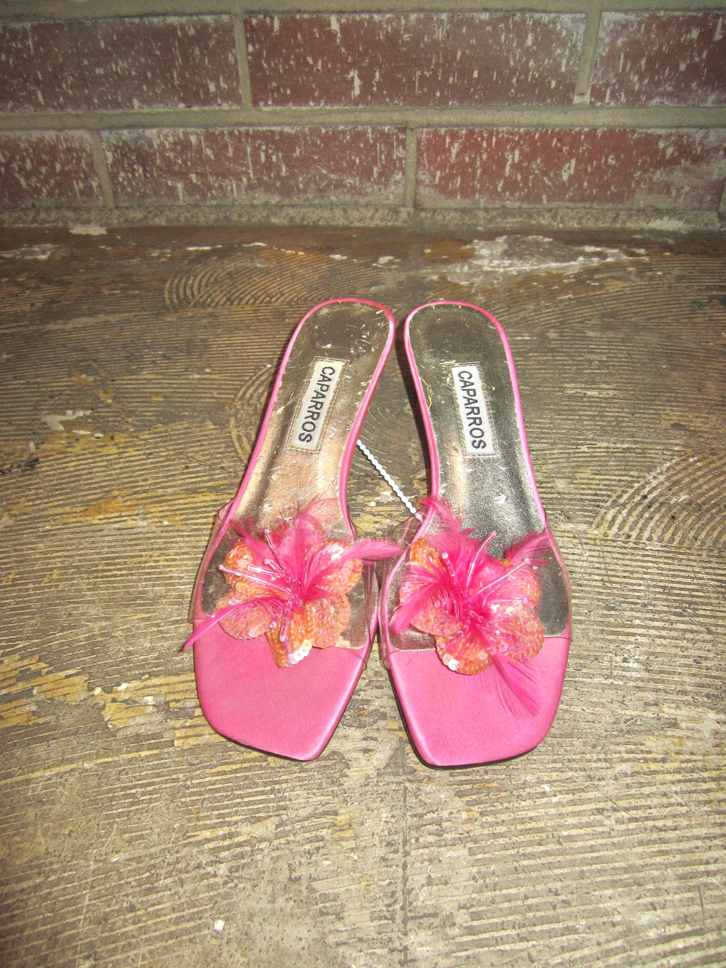 Y2K summer hyper hibiscus mule