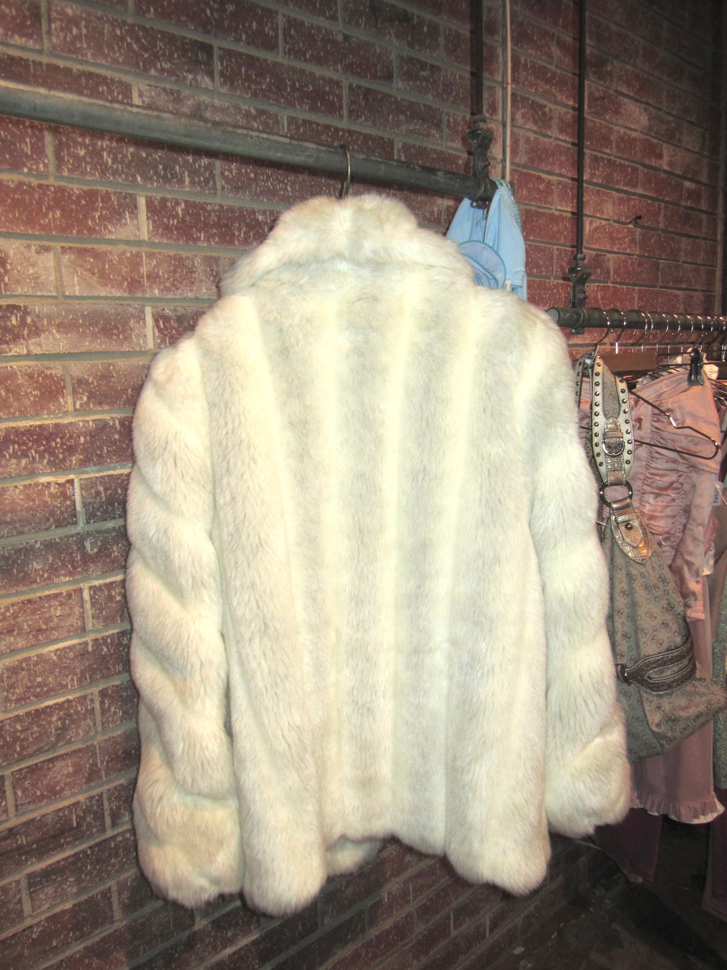 00s US vintage faux fur coat