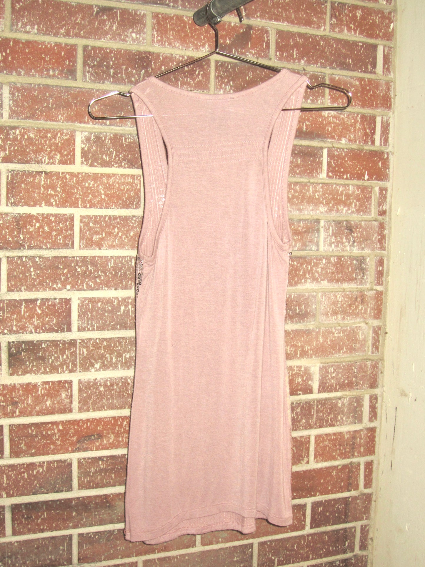 00s pink sequin top