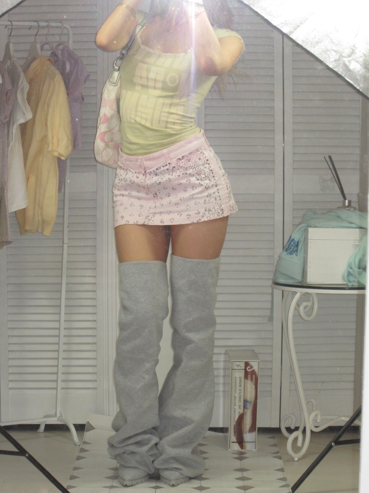 D&G ruffle body fit tee