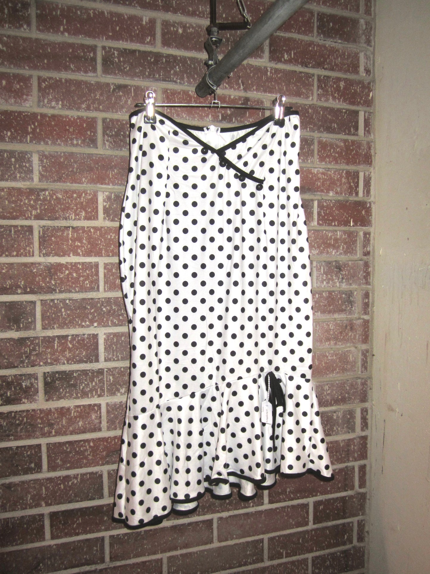 00s polka dot mermaid skirt