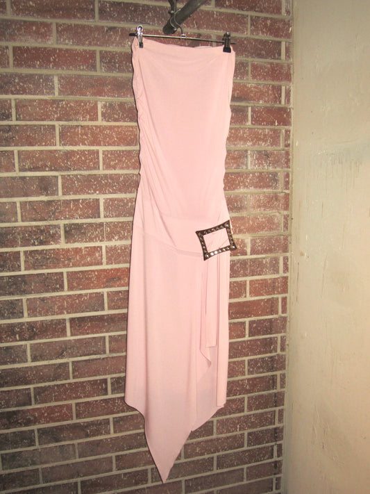 Baby pink long body on dress