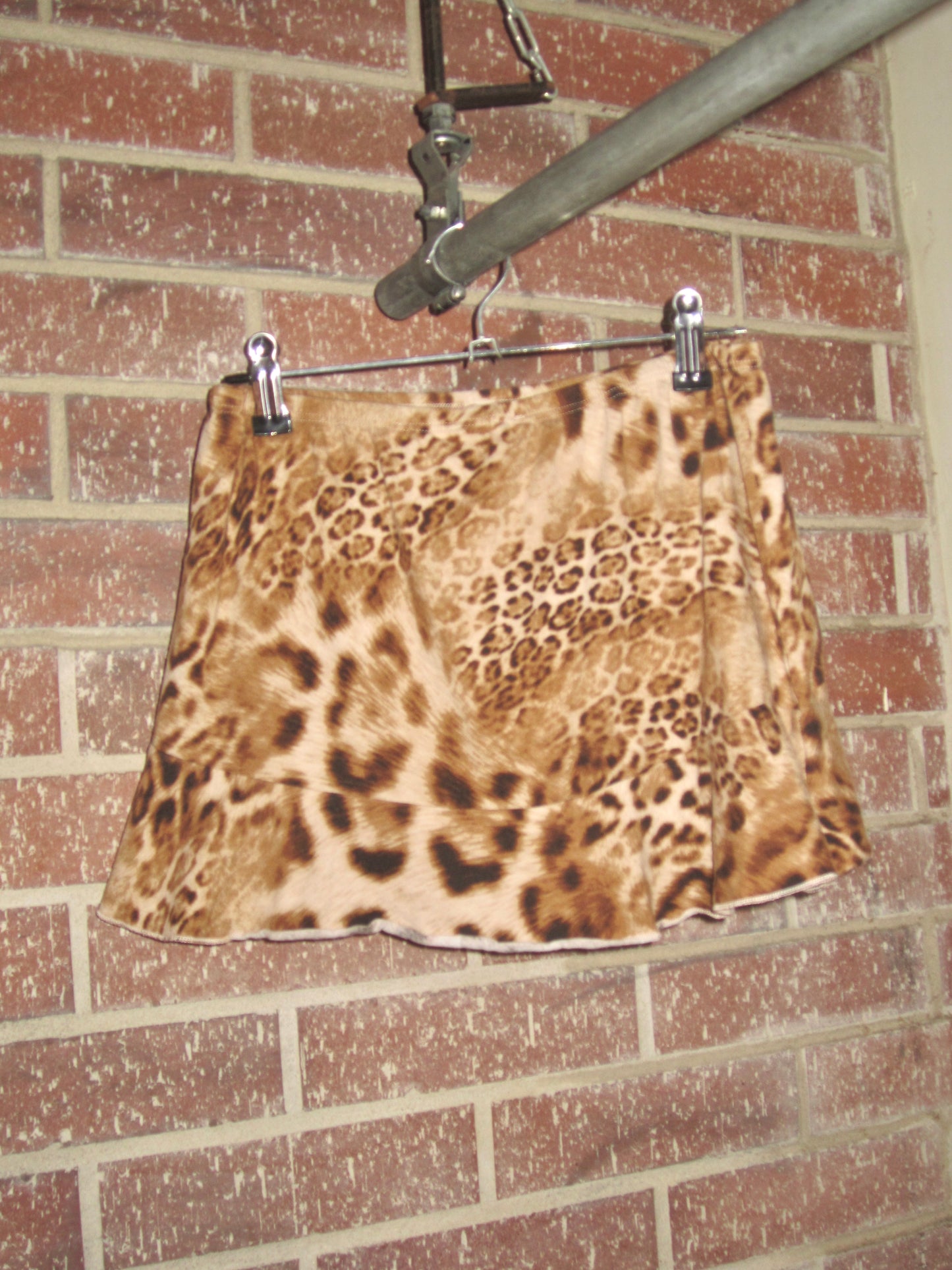 Bella Venice leopard mini skirt
