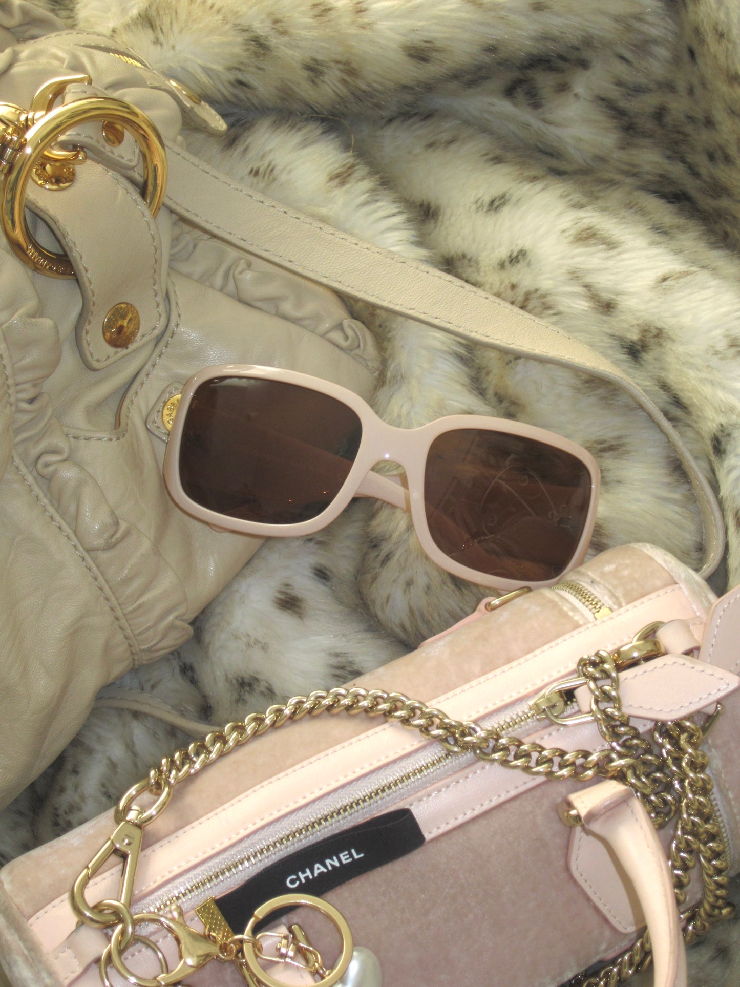 Dolce&gabbana baby pink sunglasses