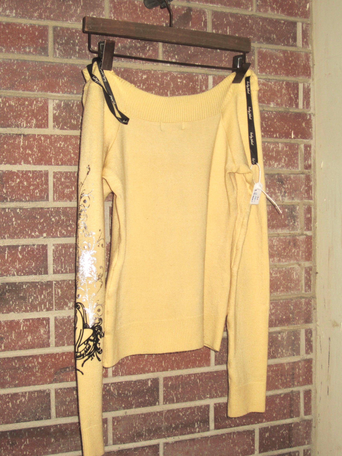 Cream yellow baby phat sweater