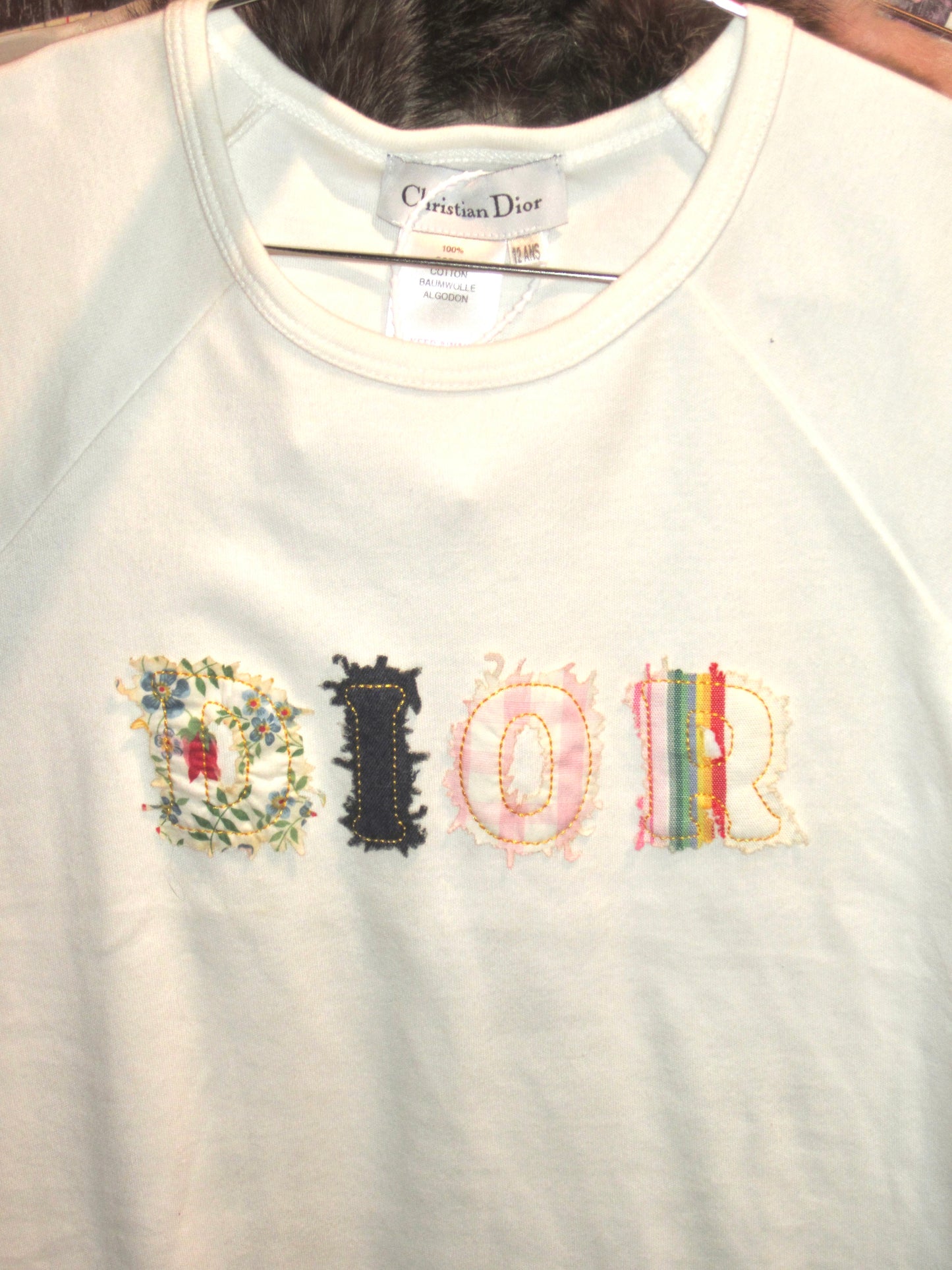 Vintage Dior patchwork tee