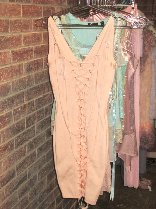 Guess pink  Bandage dress
