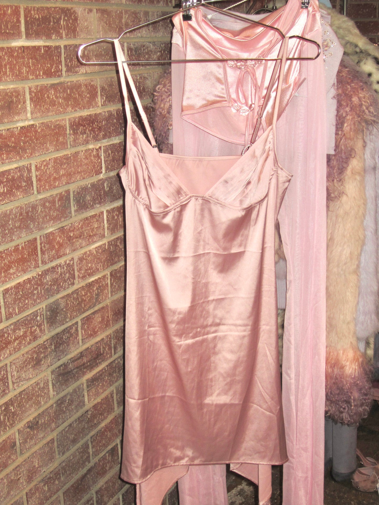 00s VS mauve silk dress