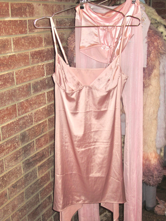 00s VS mauve silk dress