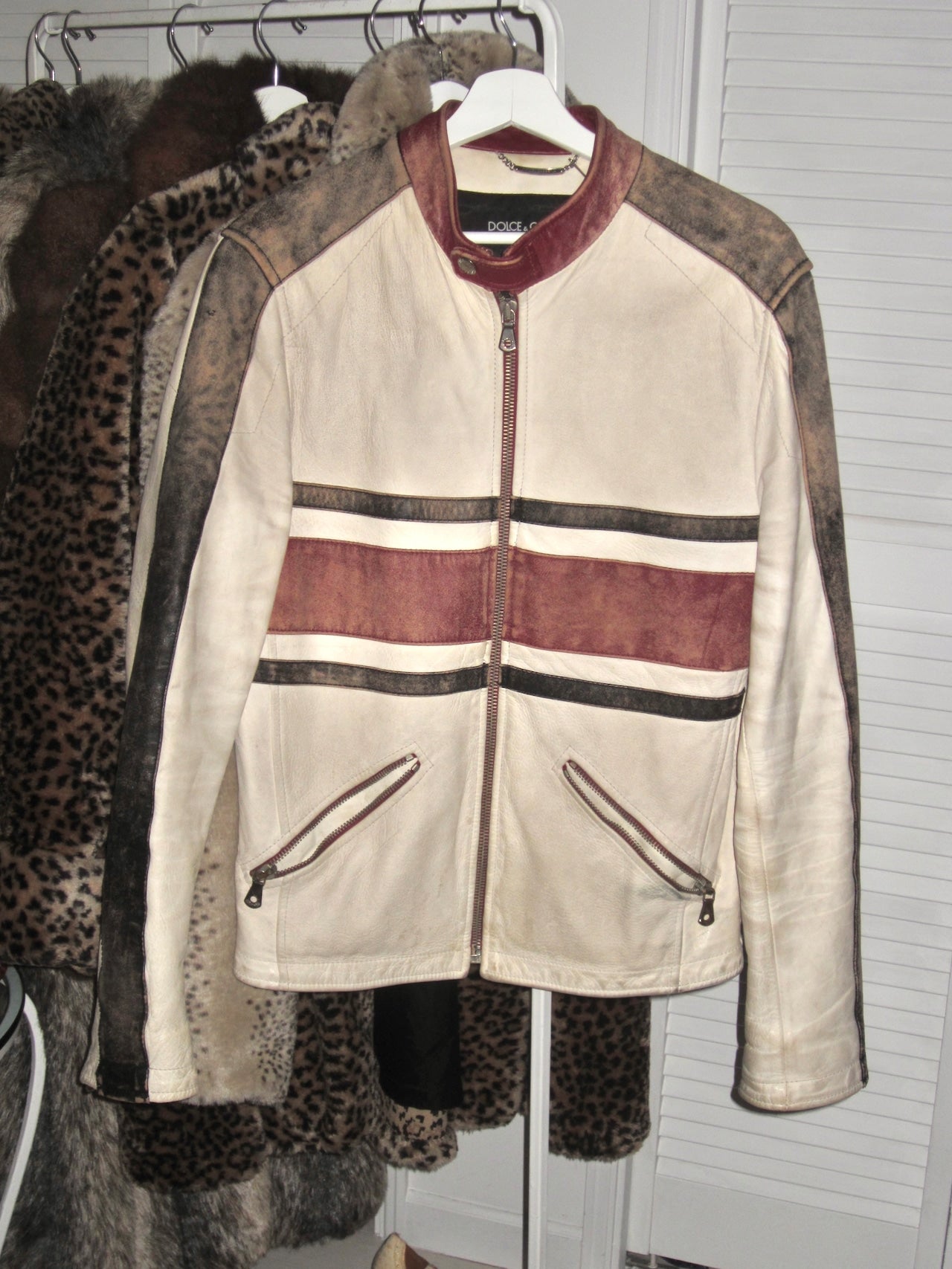 Dolce & gabbana vintage leather jacket
