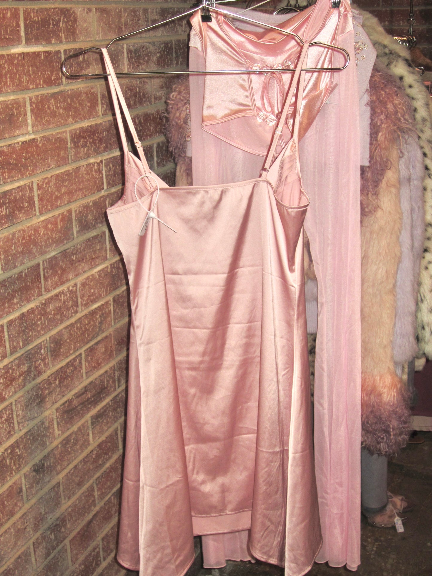 00s VS mauve silk dress
