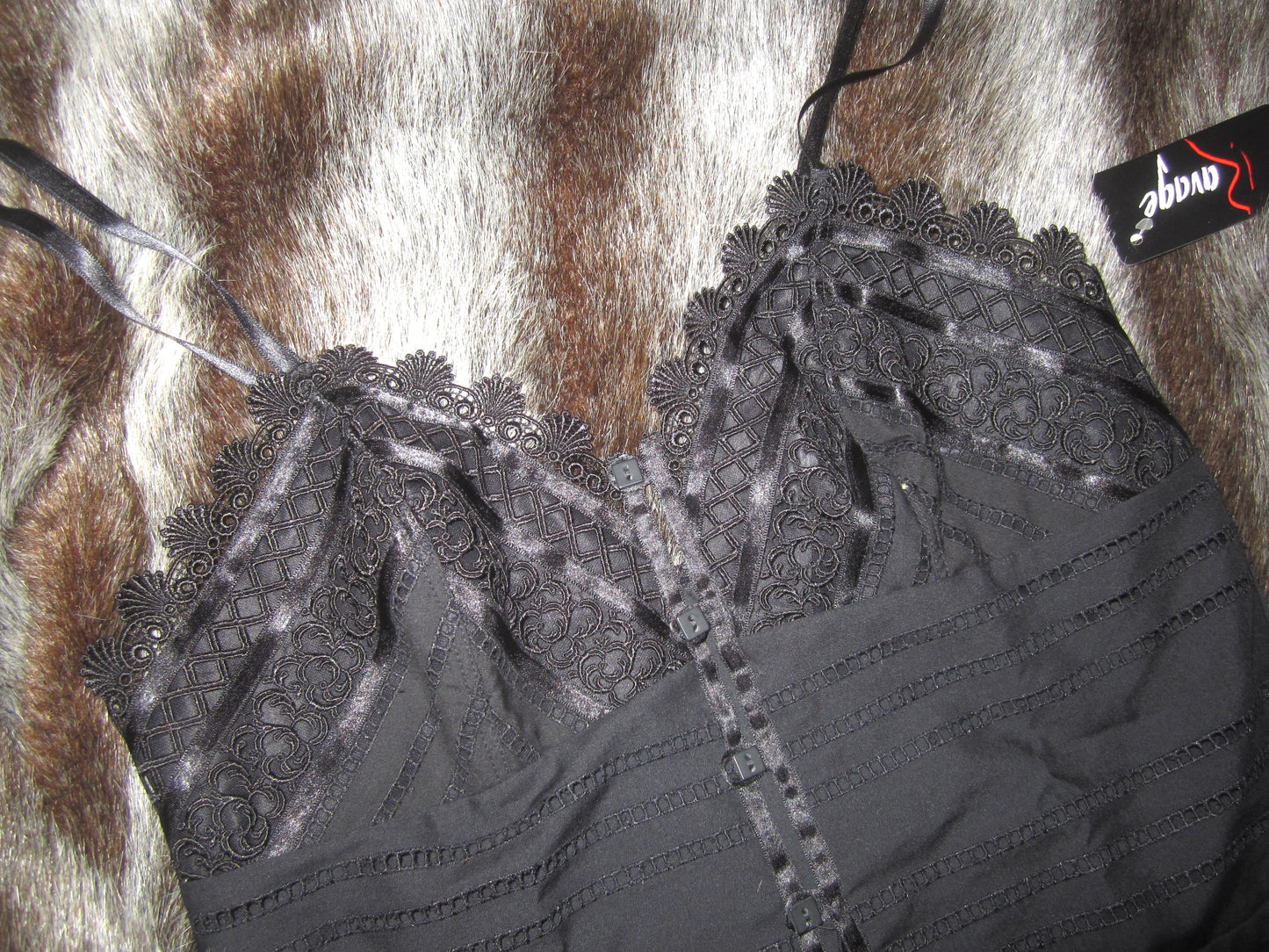 RAVAGE noir LINGERIE SET