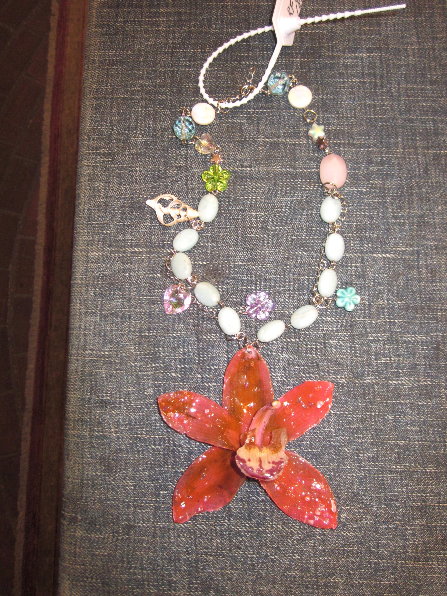 “00s Tokyo dream” real flower necklace