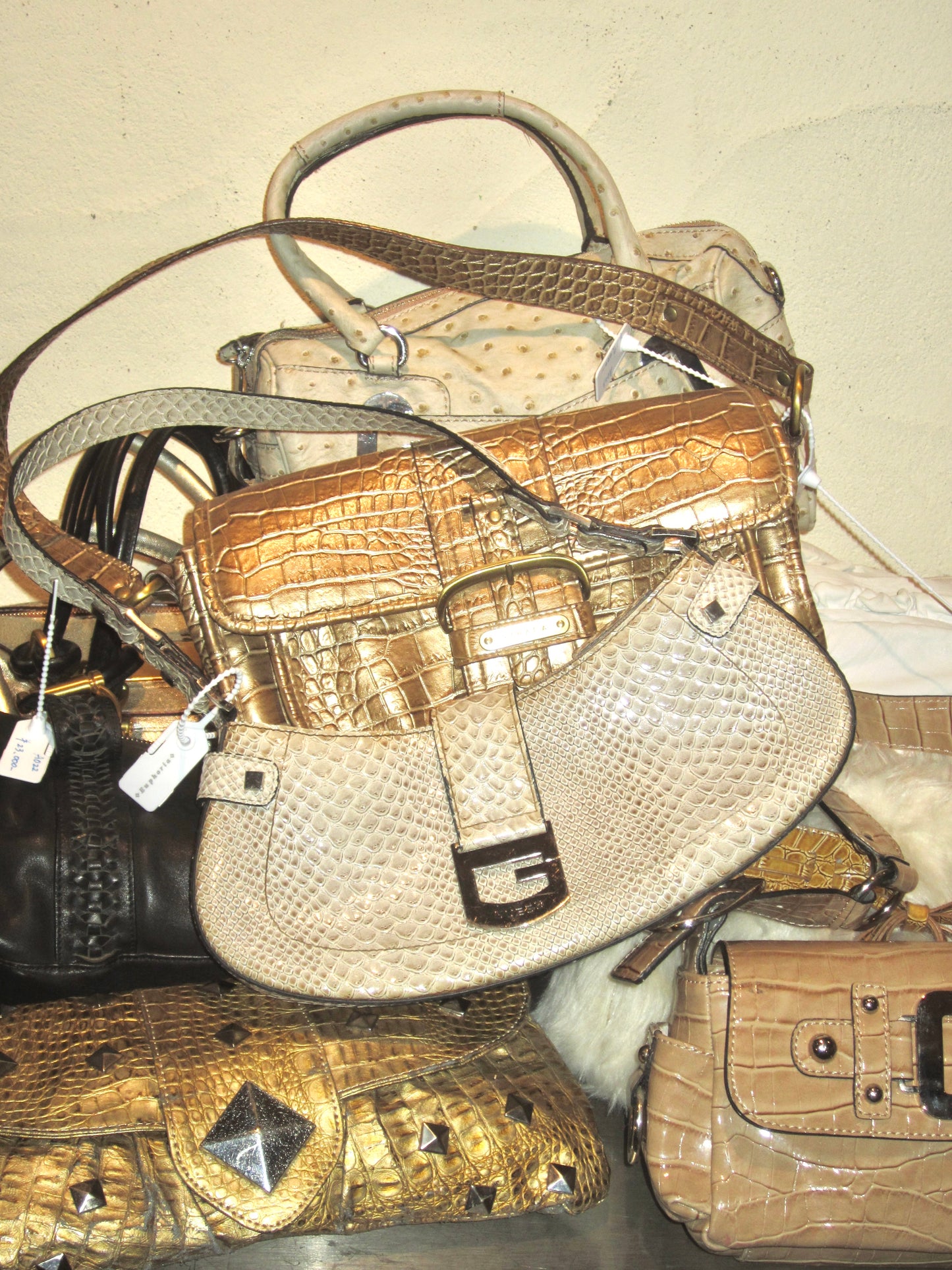 00s guess croc buckle bag