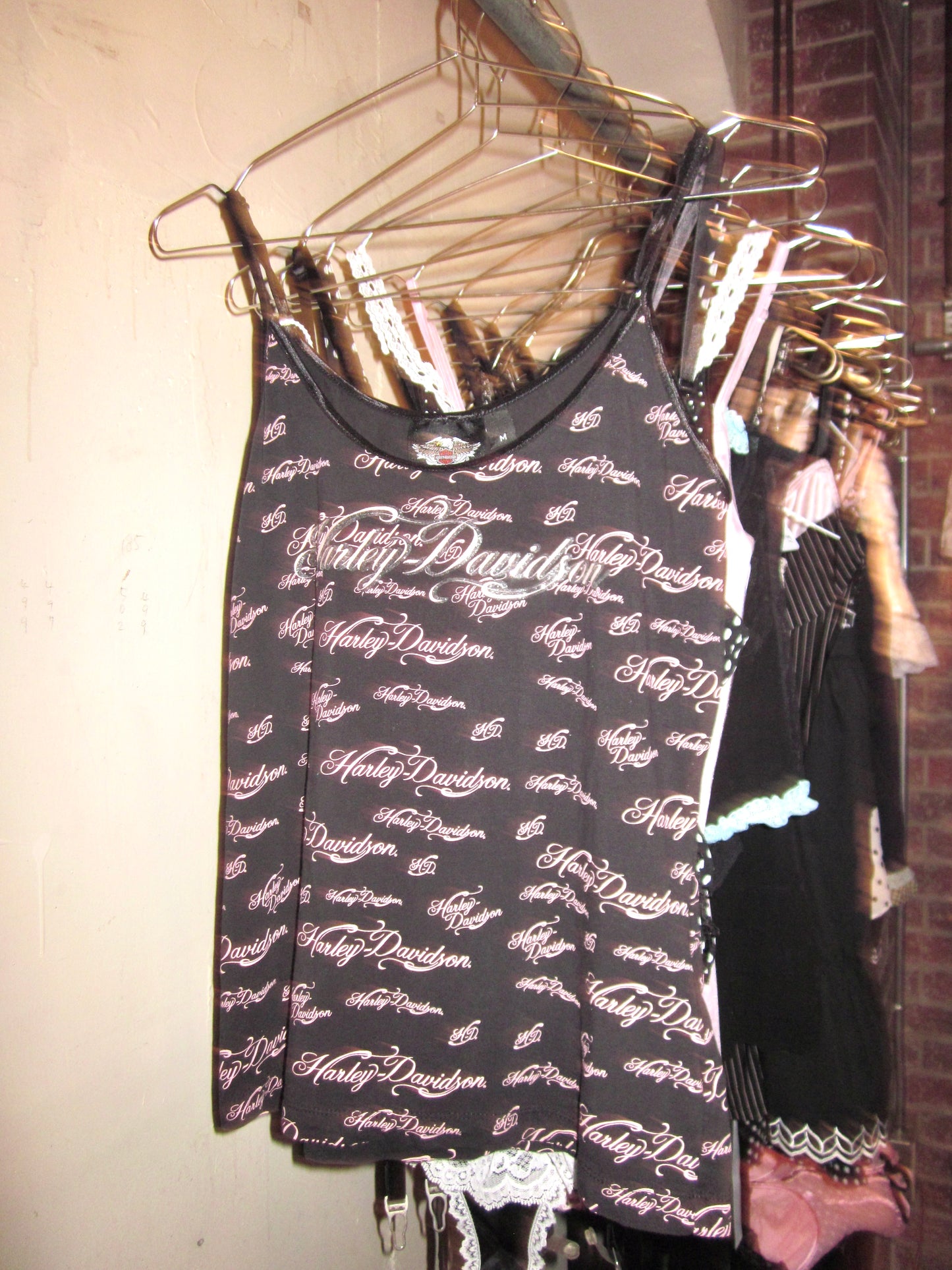 00s Harley Davidson glitter camisole