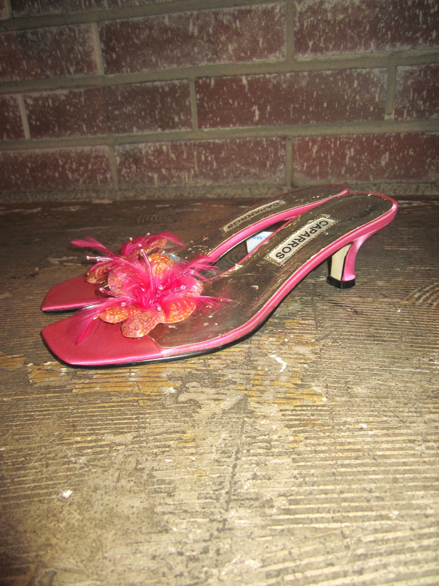 Y2K summer hyper hibiscus mule