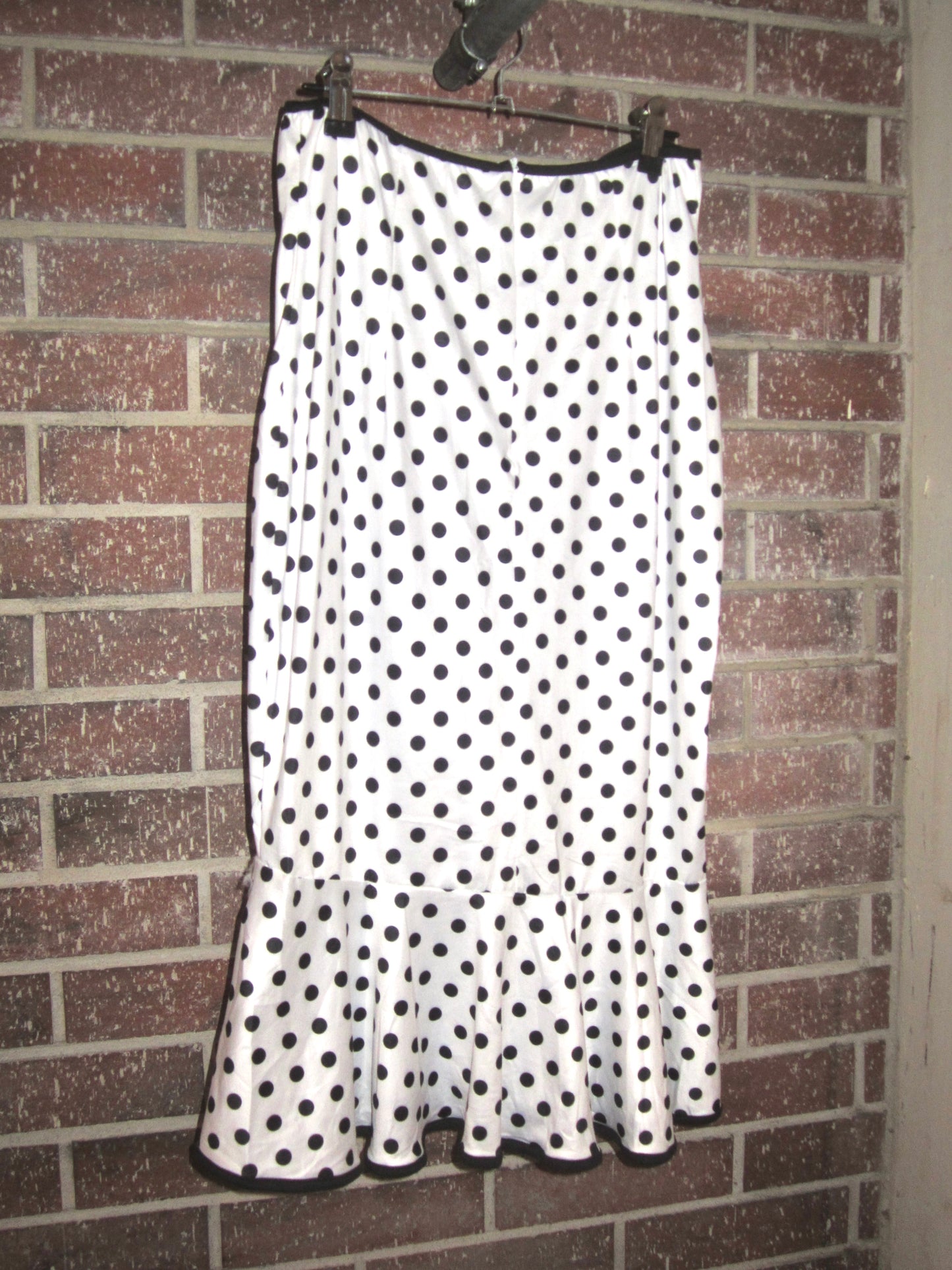 00s polka dot mermaid skirt