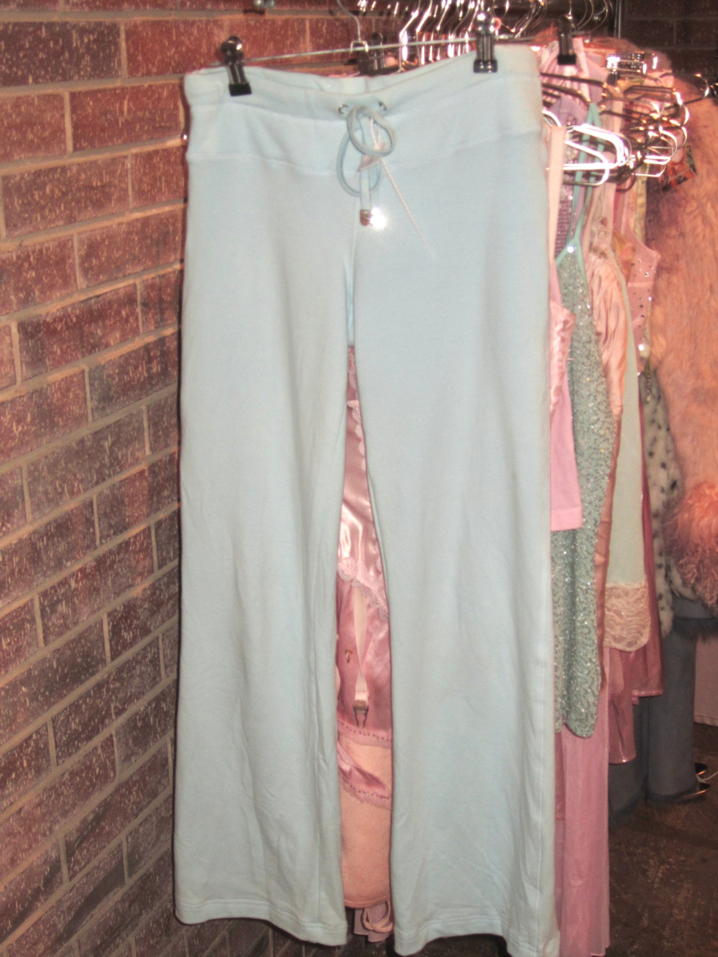 00s Bebe sport baby blue sweat pants