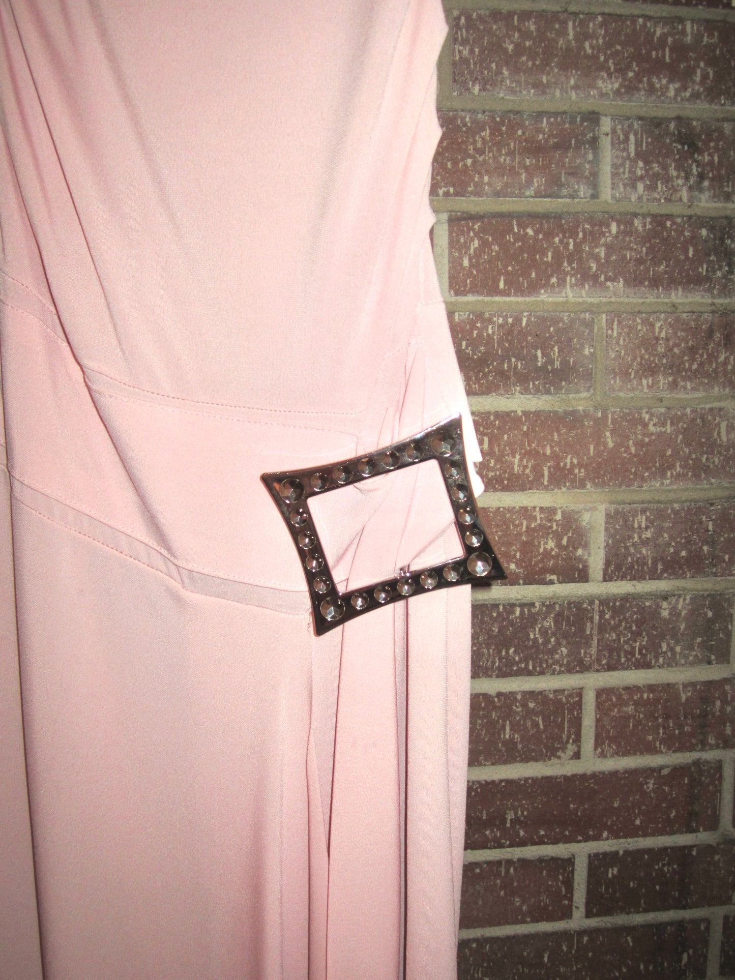 Baby pink long body on dress