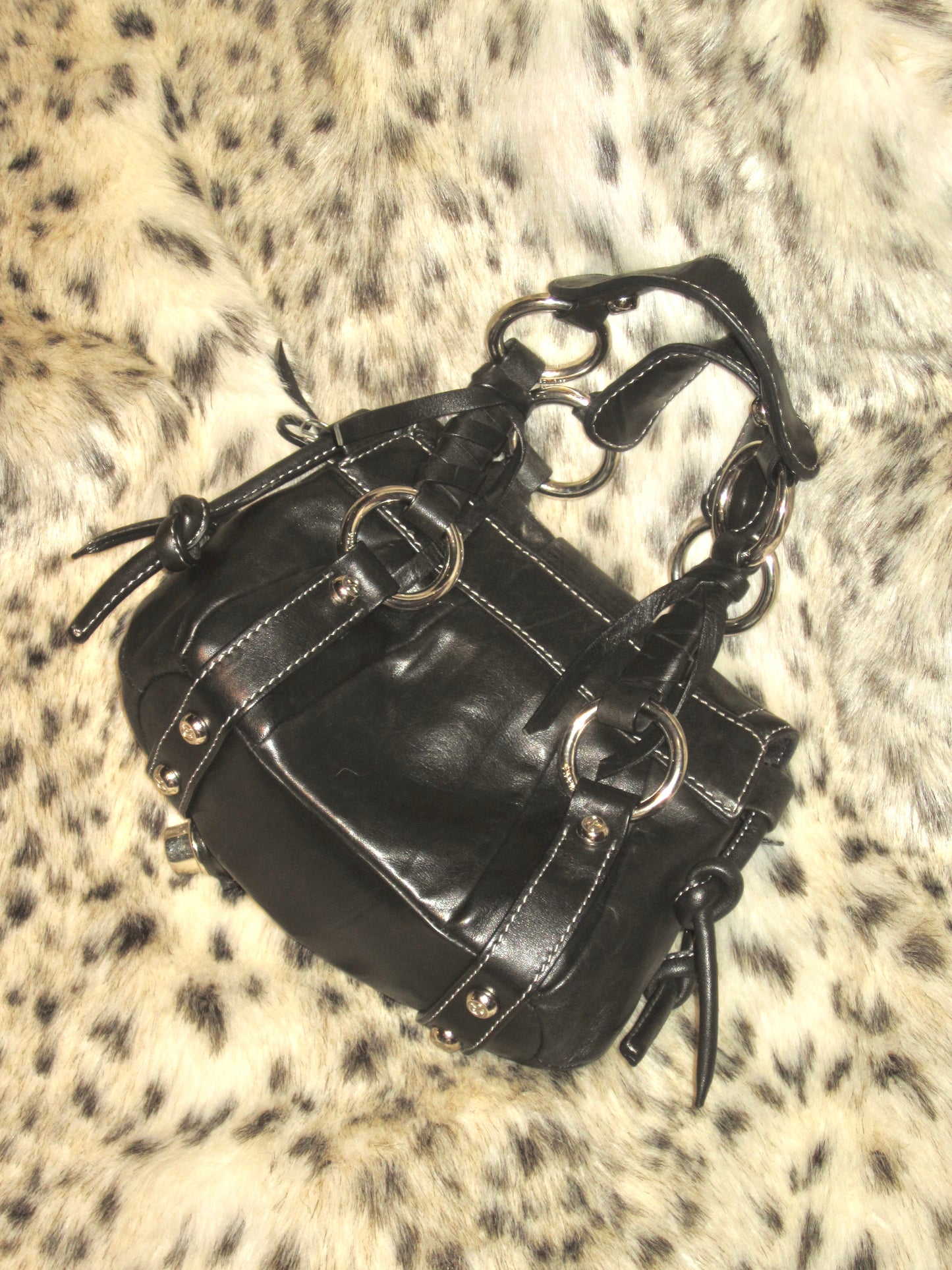 Leather mini bag