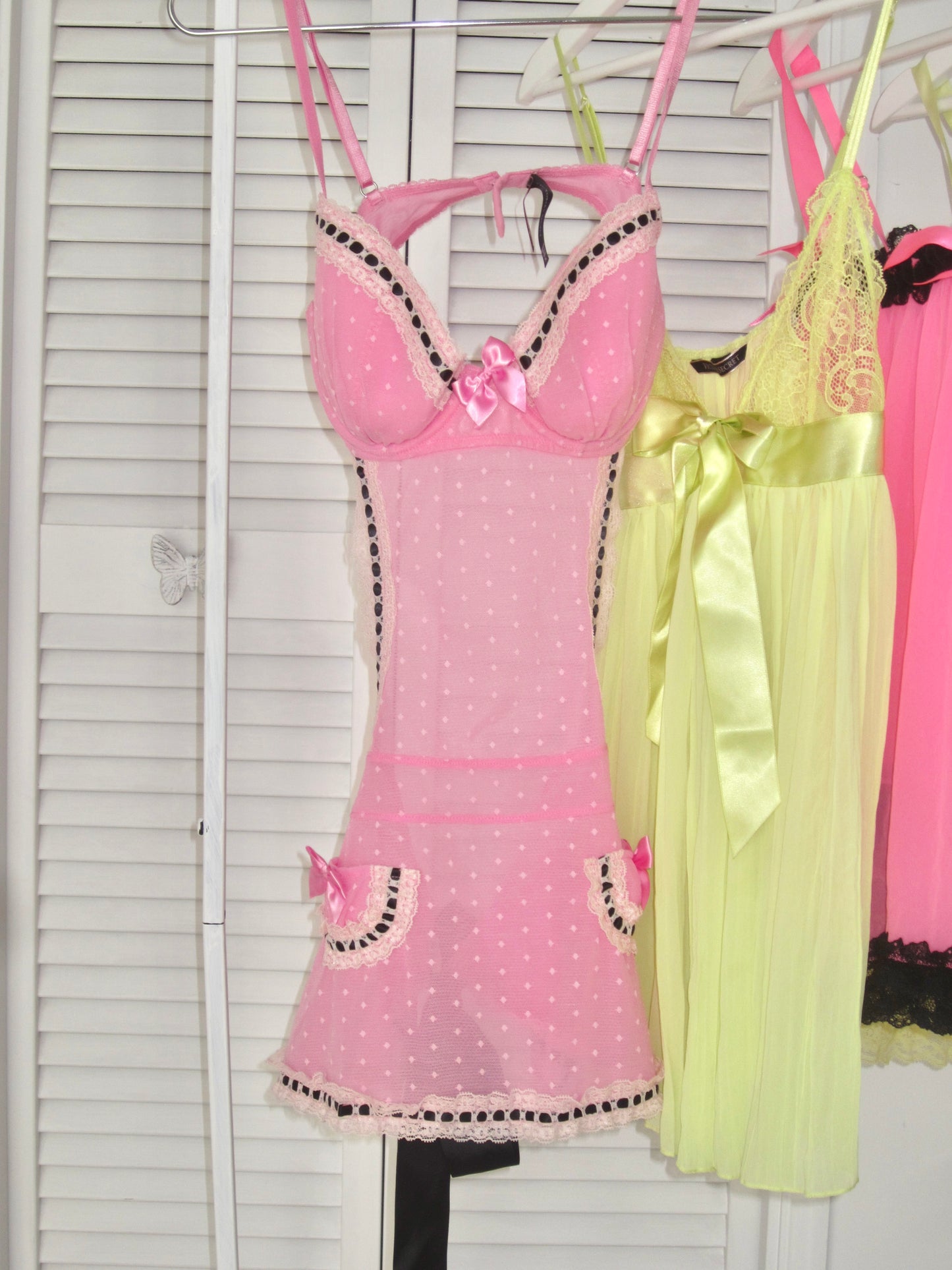 Pink Dot Ribbon Dress