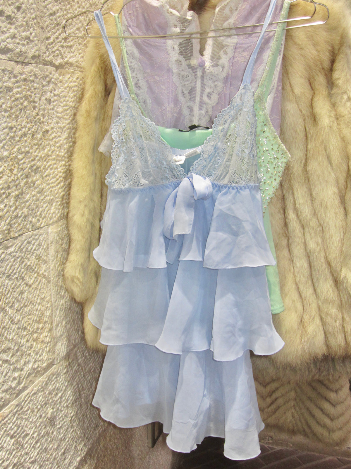 Blue Ribbon Tiered Babydoll