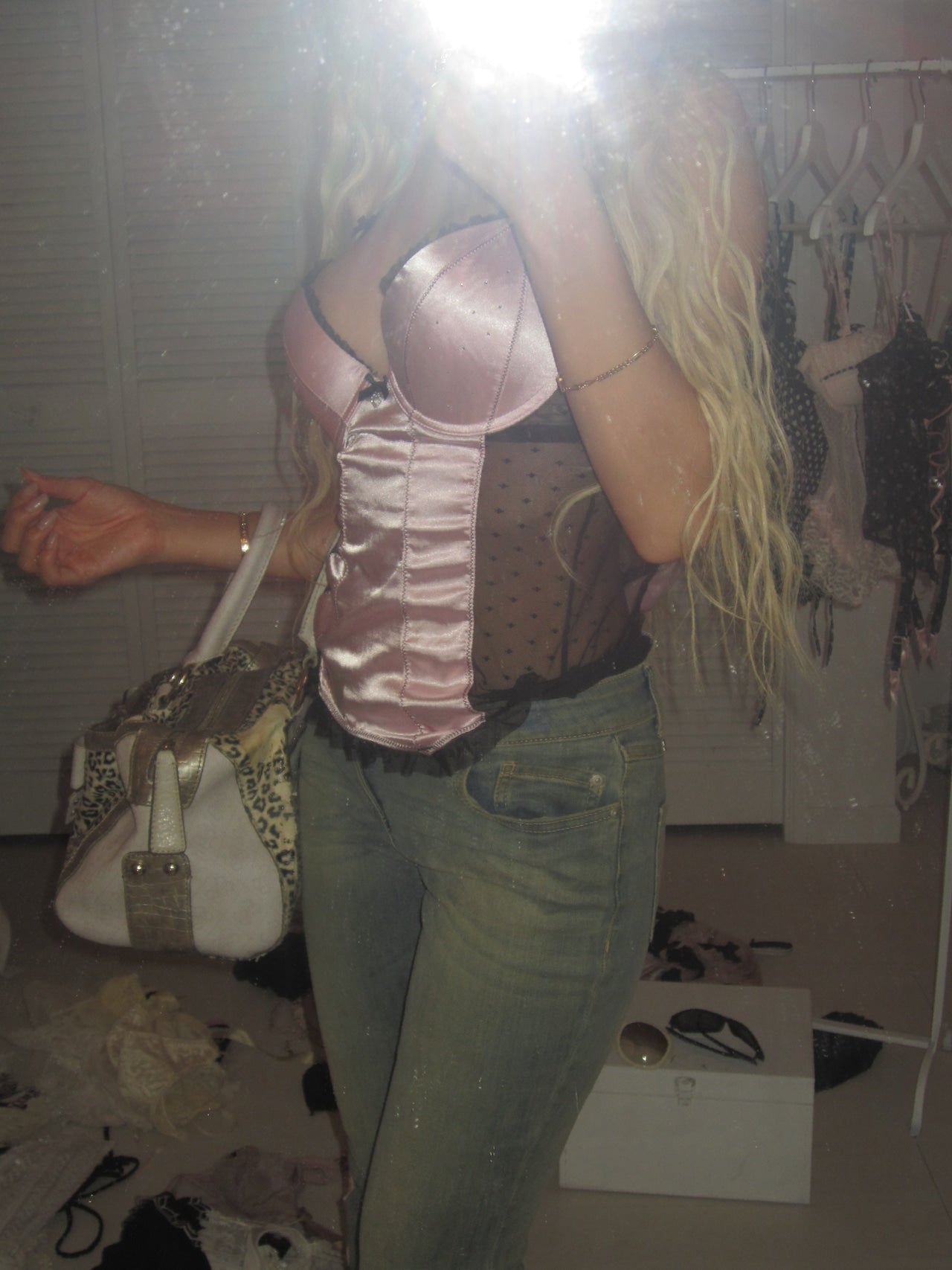 00s VS after dark angel bustier top