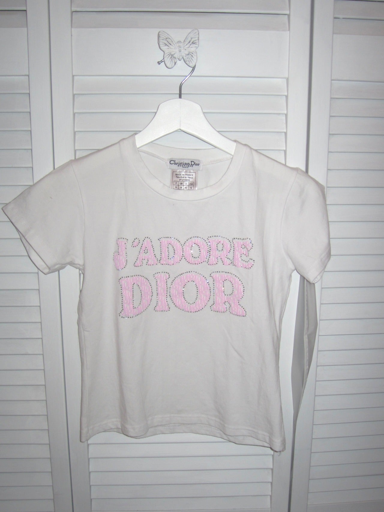 Vintage miss dior baby tee