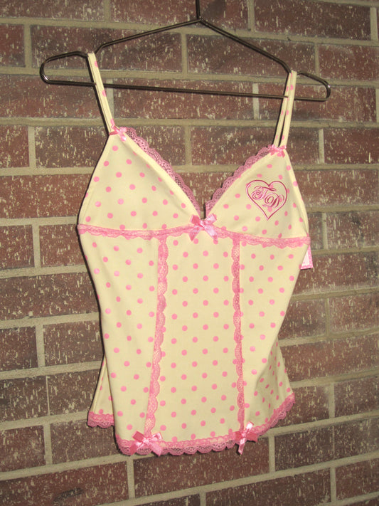 Strawberry custard camisole