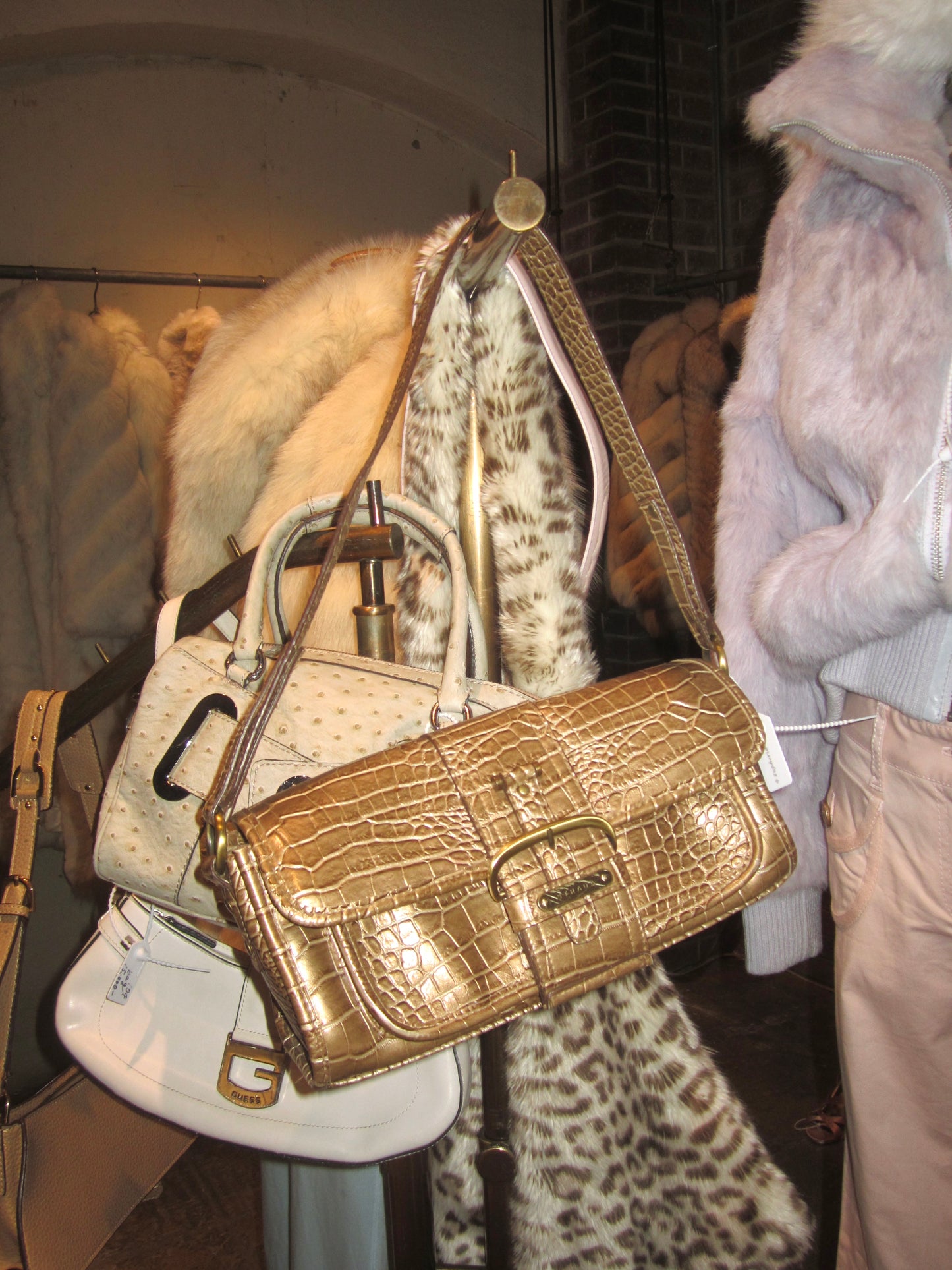 Gold Strada shoulder bag