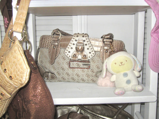 00s guess monogram bag