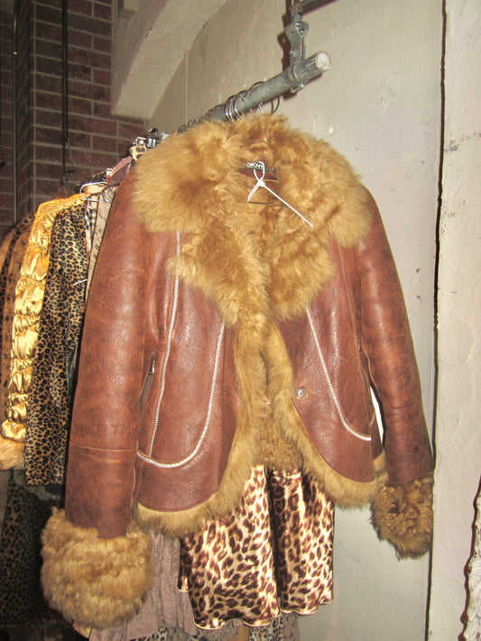 Vintage DNKY mouton Jacket