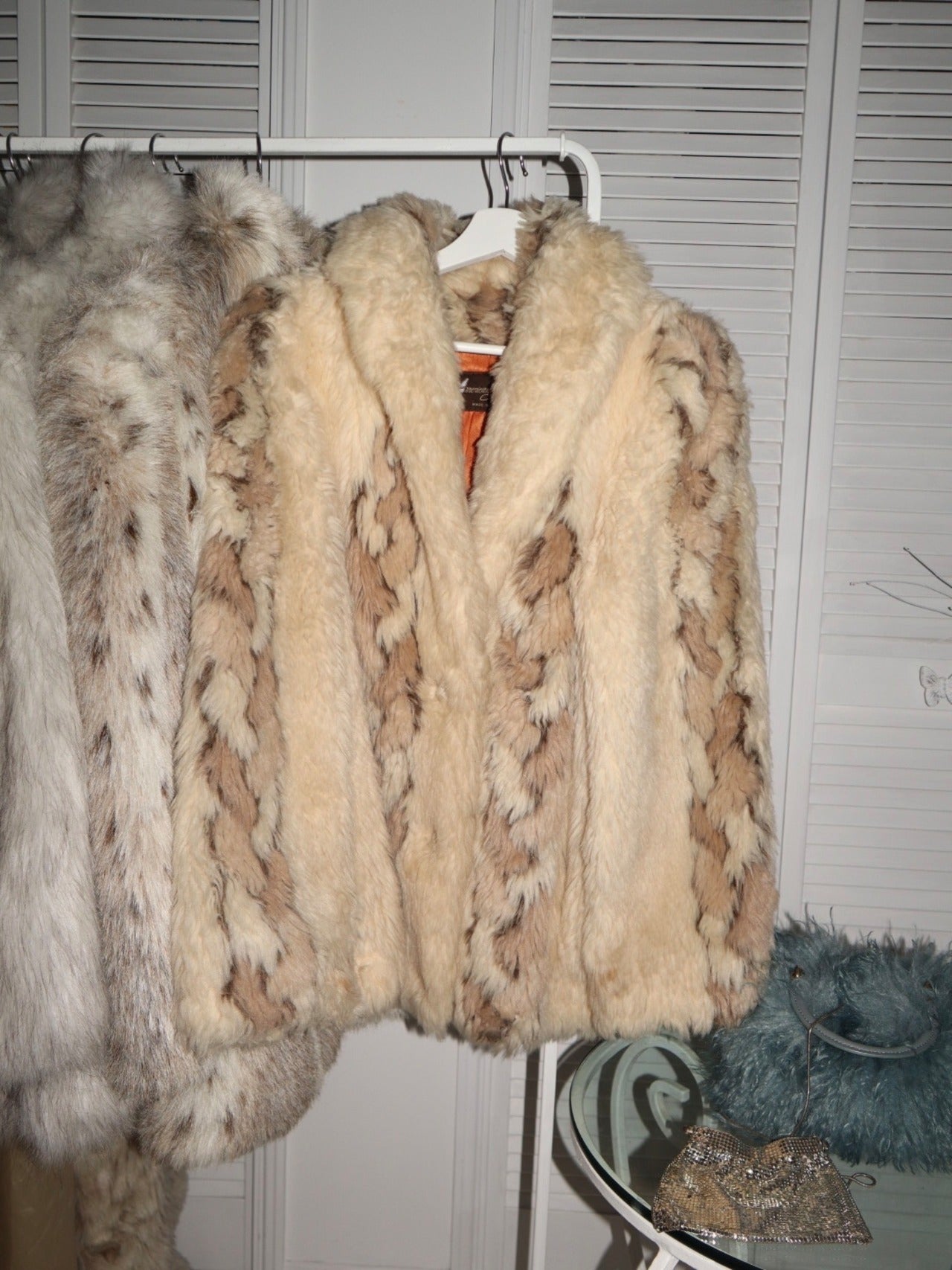 American signature faux fur coat