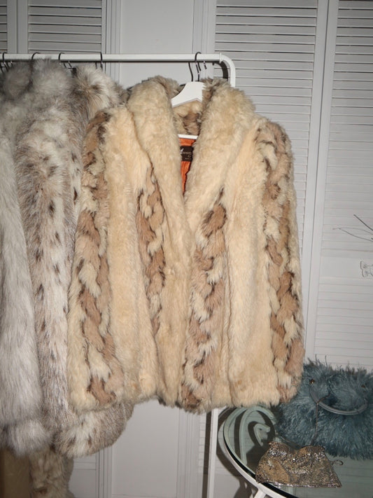 American signature faux fur coat