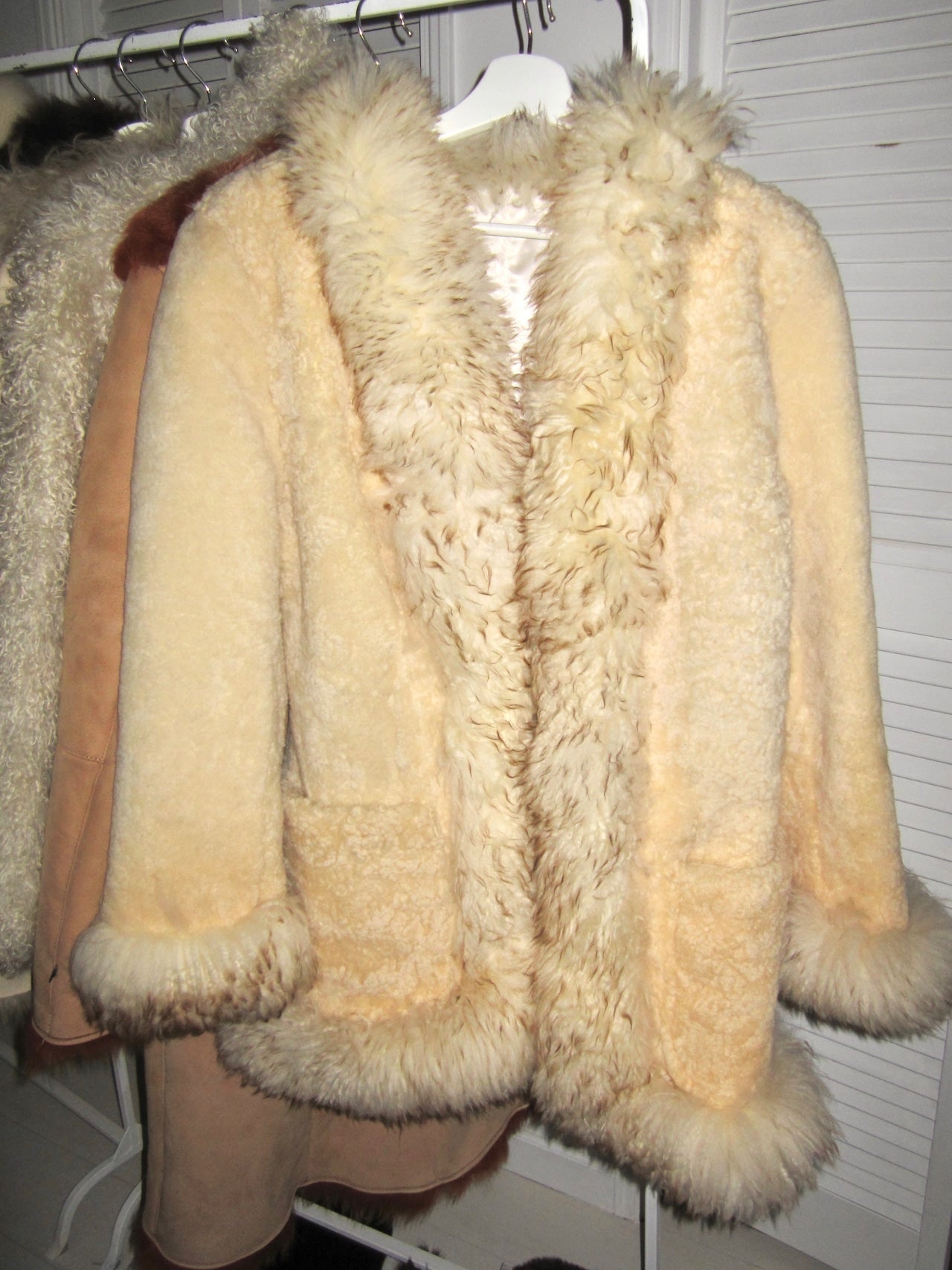Mouton Cream mountain coat