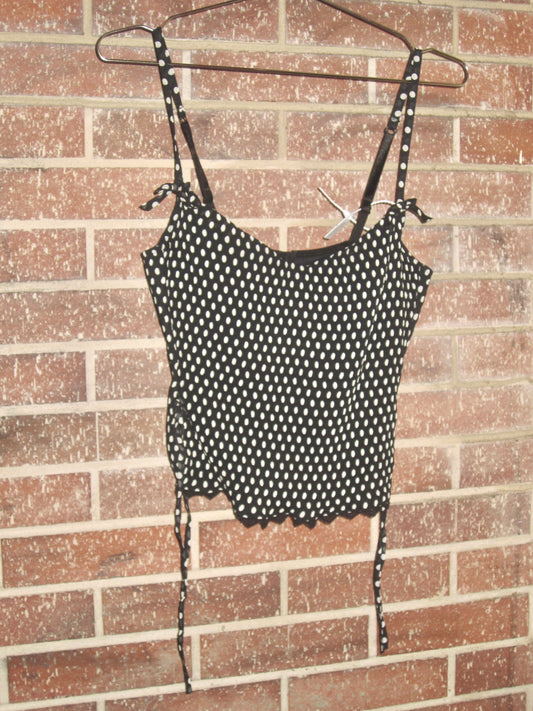 French vintage “ RAVAGE “ polka dot bustier