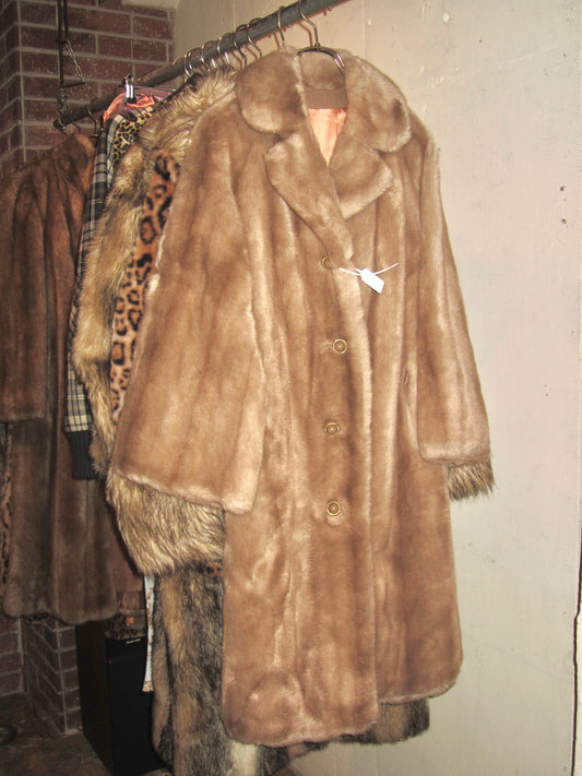 00s US teddy faux fur coat