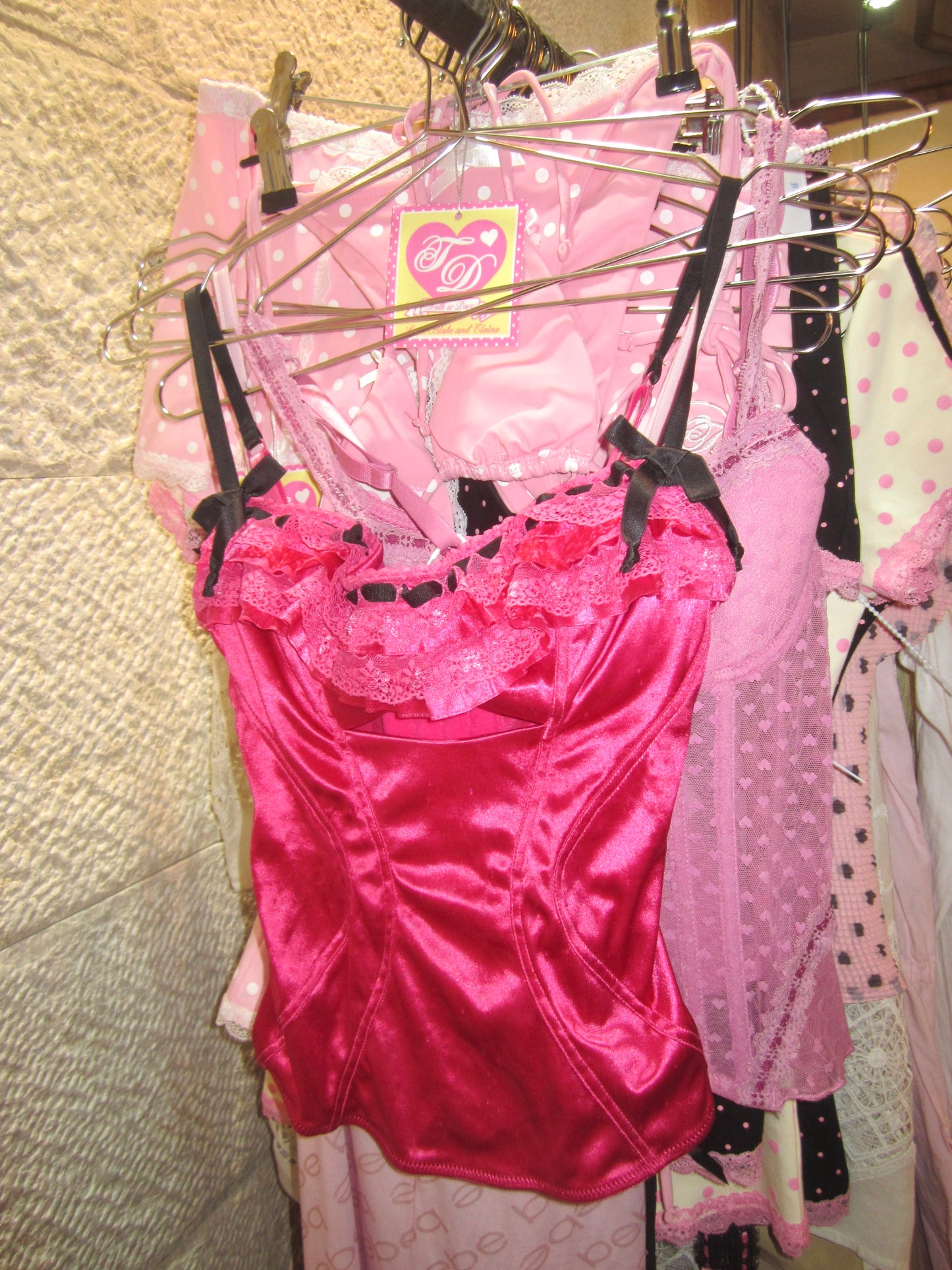 00s Victoria’s Secret hot candy ruffle bustier corset