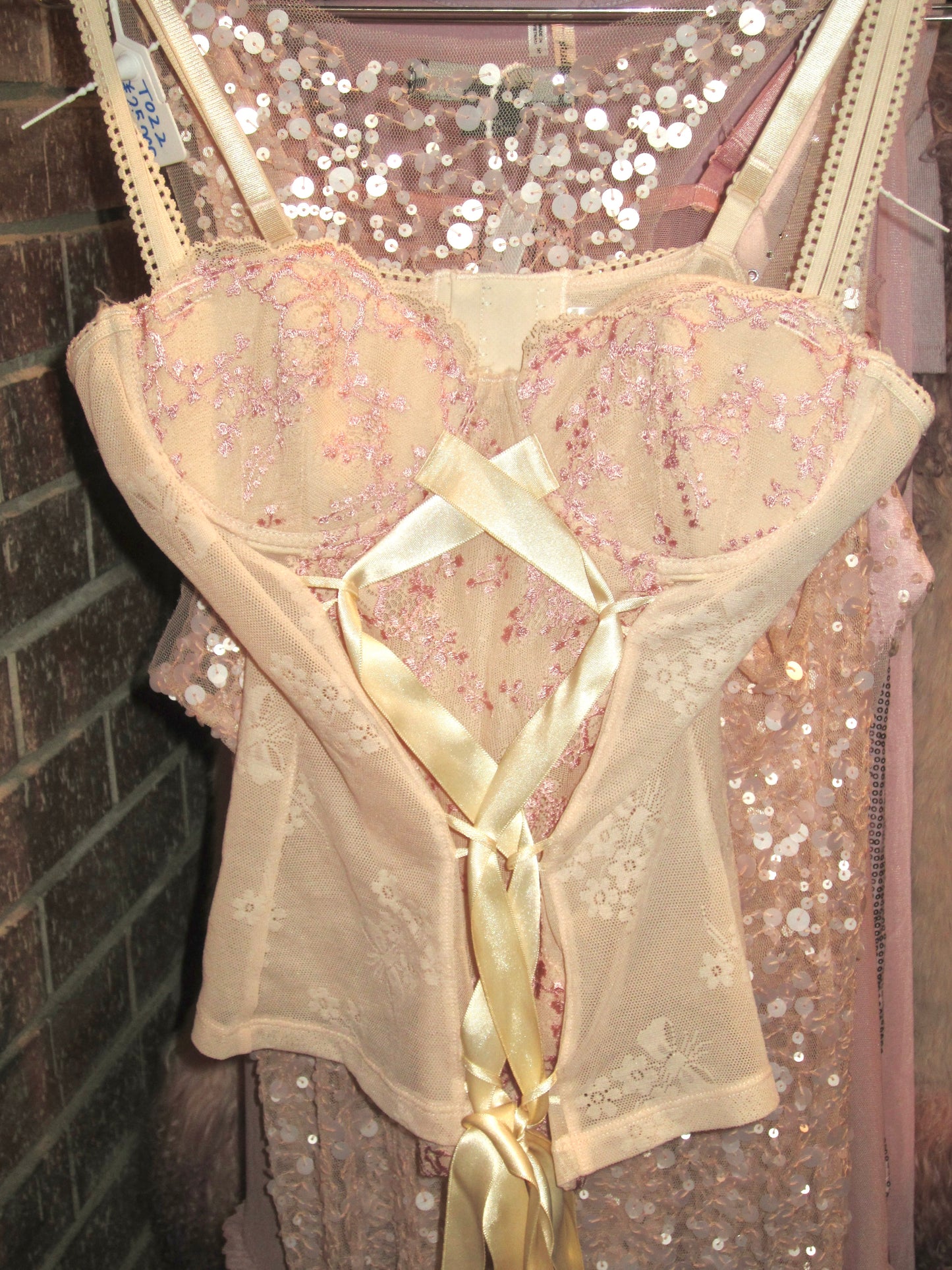 00s VS lace up princess corset