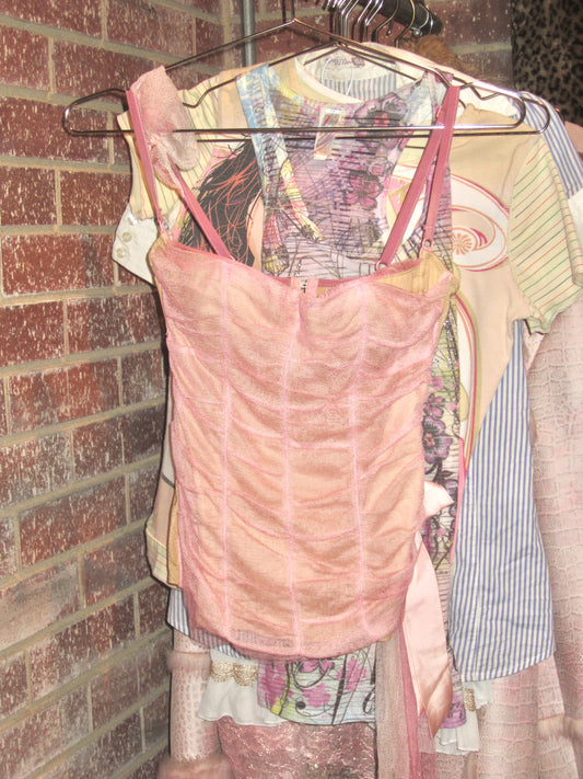 00s Italian vintage ballet bustier