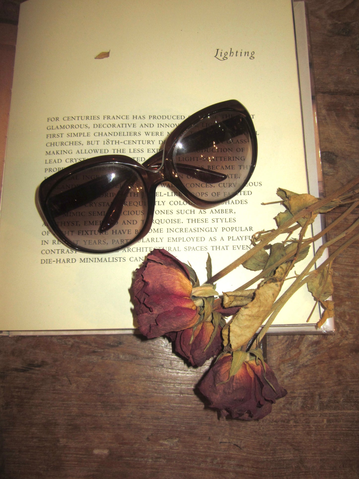 Vintage Dior glossy brown sunglasses