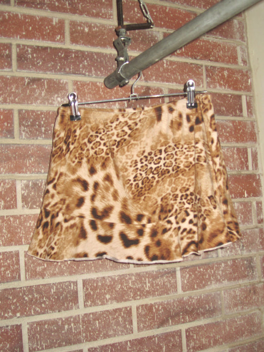 Bella Venice leopard mini skirt