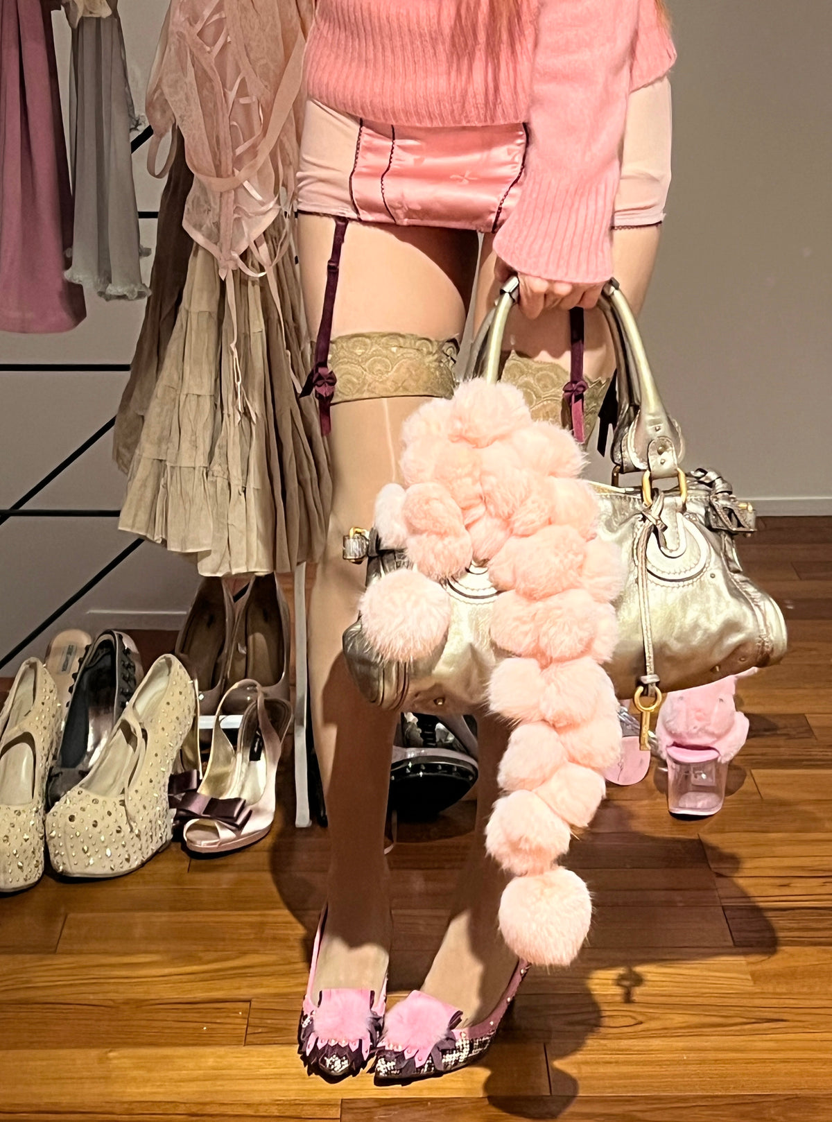 Pink plaid crush
