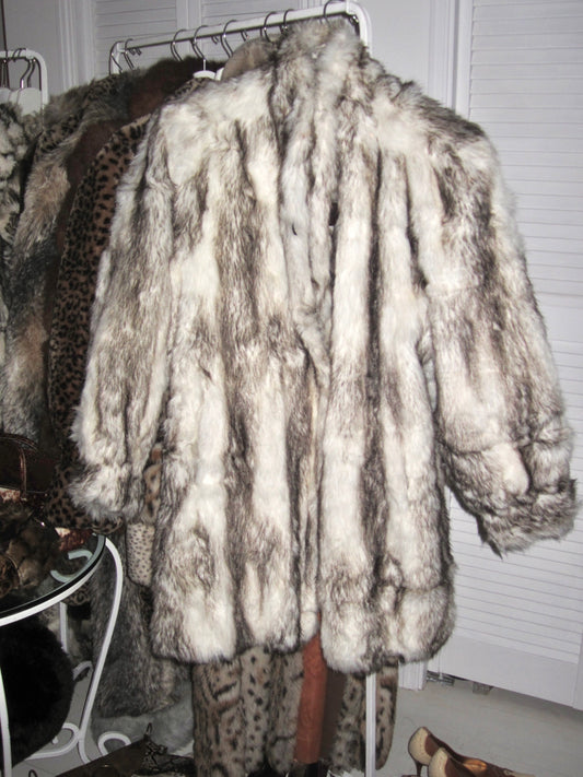 Arctic whisper faux fur coat