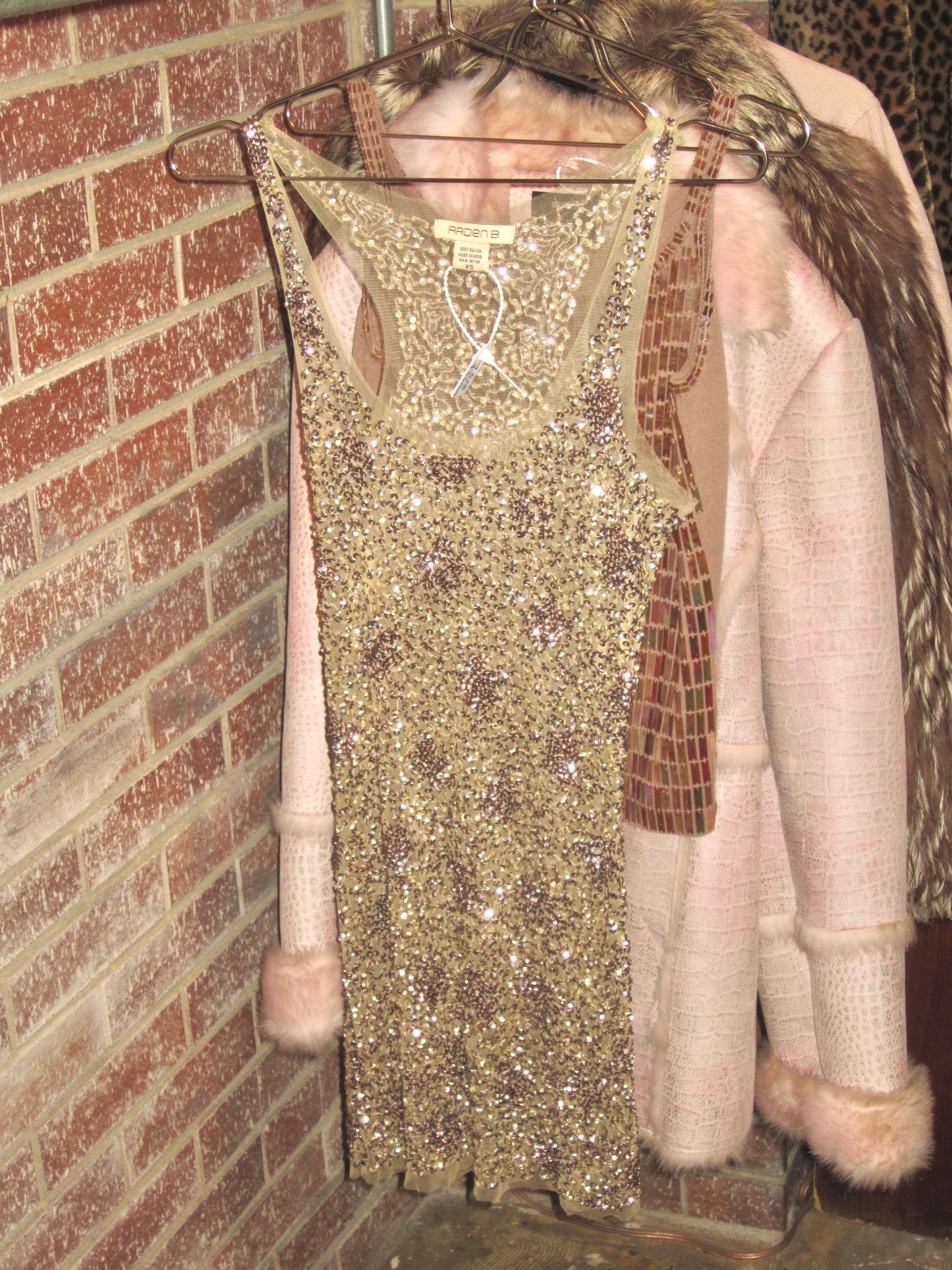 00s Ibiza party sequin dress