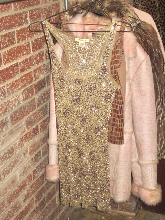 00s Ibiza party sequin dress