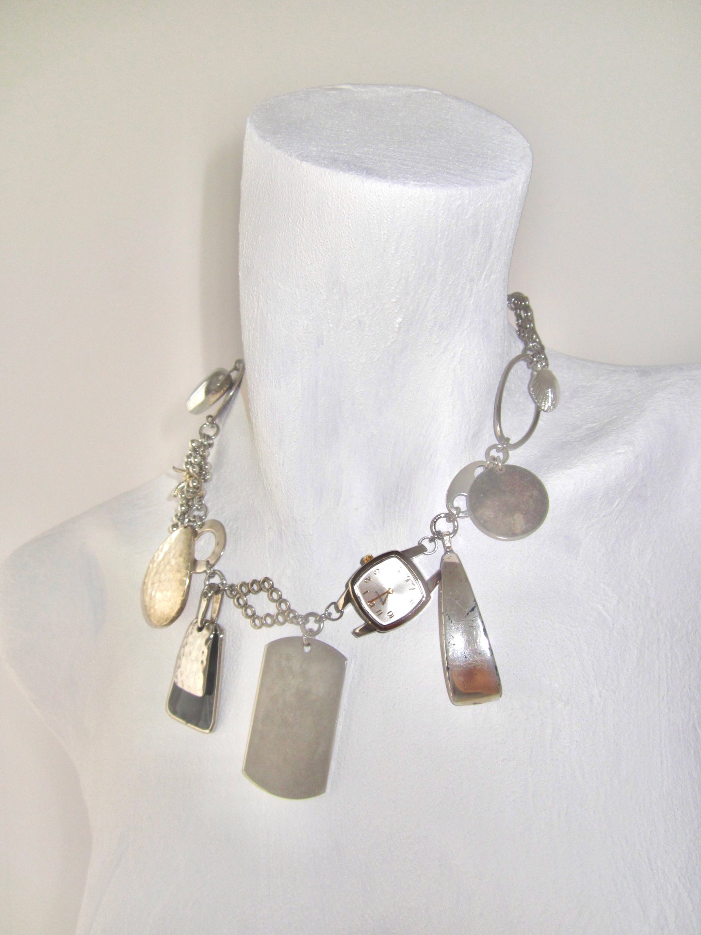 “Maxine watch” handmade necklace